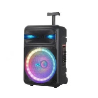 Акустична система NDR-Q12 – потужна портативна колонка з бездротовим мікрофоном та пультом управління для повного контролю над звуком